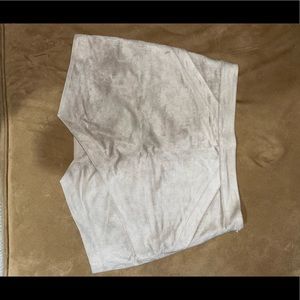 BCBGmaxazaria faux suede mini skirt.